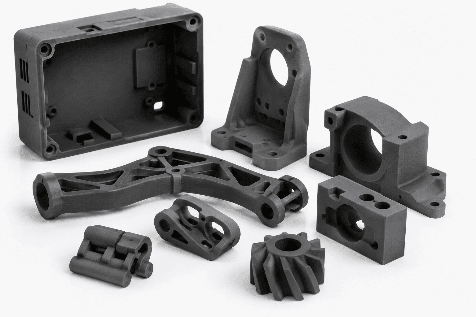 3D Printed SLS Nylon PA12 parts
